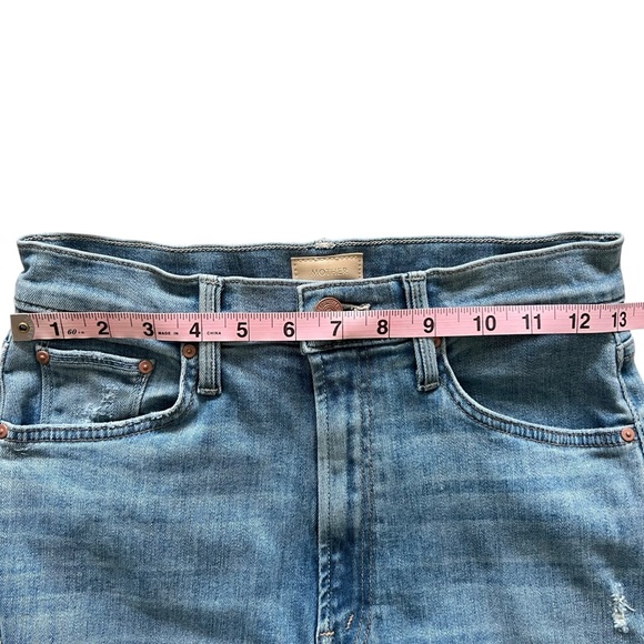 MOTHER High Waisted Rider Skimp Straight Leg Stretch Jeans in Dreamer Size 27 - Picture 14 of 14